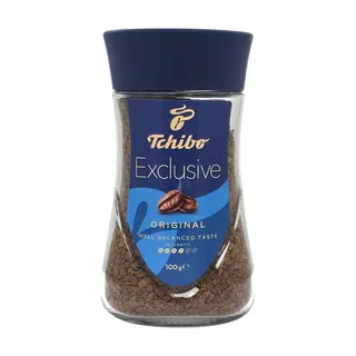 Tchibo Exclusive Fine and Well Balanced Instant Ground Coffee, 100g
