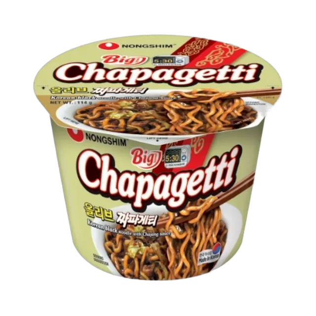 Nongshim Chapagetti Korean Black Noodles Big Bowl 114g