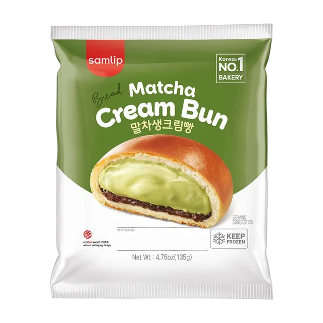 Samlip Matcha Cream Bun, 135g
