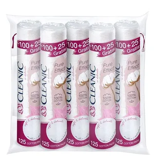 Cleanic Pure Effect Cotton Pads, 5x125 Pieces