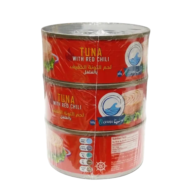 Oceana Light Meat Tuna with Chilli 3 x 160g