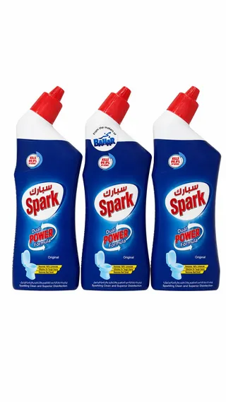 سبارك كلين منظف تواليت متنوع 3x500ml