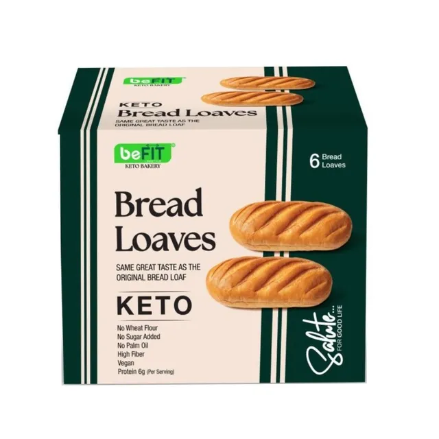 Befit Keto Bread Loaves (6 Pieces), 210g