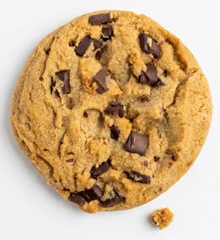 Plain Milk Belgian Chocolate Cookie, 1 Piece