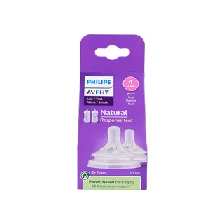 Philips Avent Natural Teats 3+ Months 2pcs