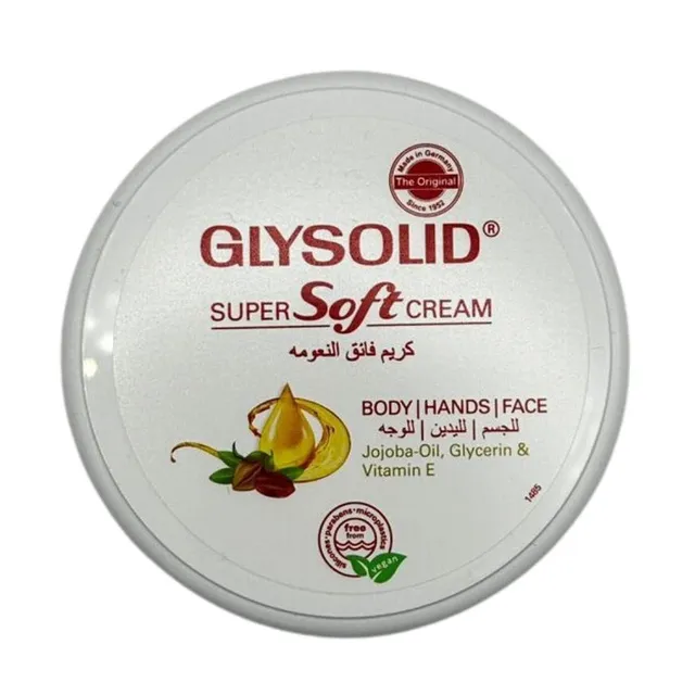 جلايسوليد كريم للجسم واليدين والوجه ناعم جداً 100 مل