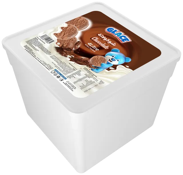 Glace Chocolate Ice Cream Tub, 4L