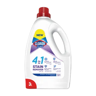 Clorox 4in1 Stain Remover for White Clothes, 3L
