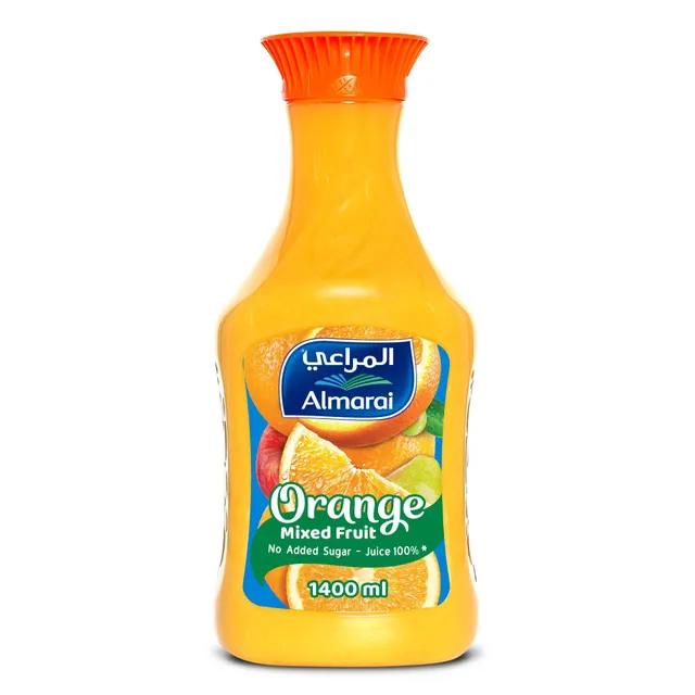 Almarai No Added Sugar Orange with Mixed Fruits Juice, 1.4L