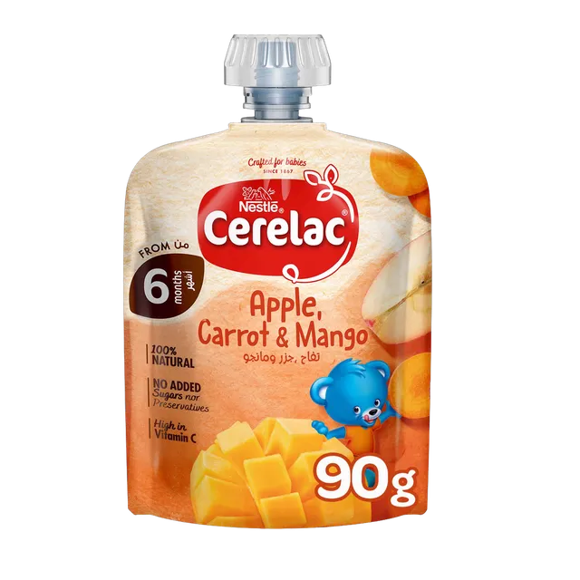 Cerelac Puree Apple Mango & Carrot 90 g