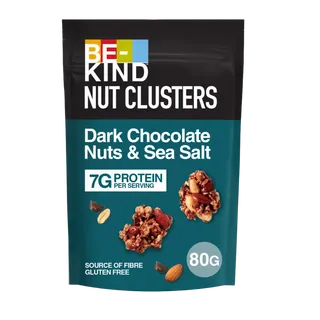 Be Kind Nut & Sea Salt Dark Chocolate Clusters, 80g