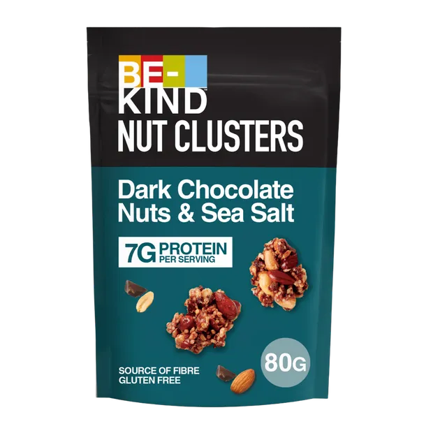 Be Kind Nut & Sea Salt Dark Chocolate Clusters, 80g