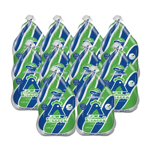 أسافا دجاج كامل، 10x1.2kg