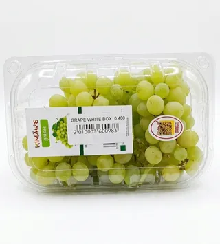 Fresh White Grapes Box