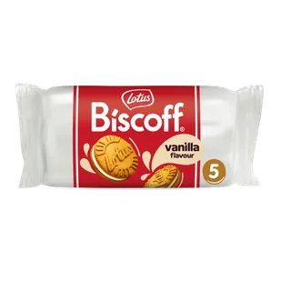 Lotus Biscoff Vanilla Sandwich Biscuit, 50g