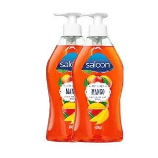 Saloon Liquid Hand Wash, Mango, 2 X 400 ml