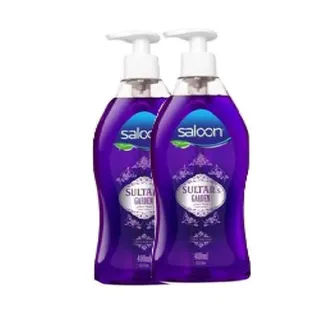 Saloon Liquid Hand Wash, Sultan Garden, 2 X 400 ml