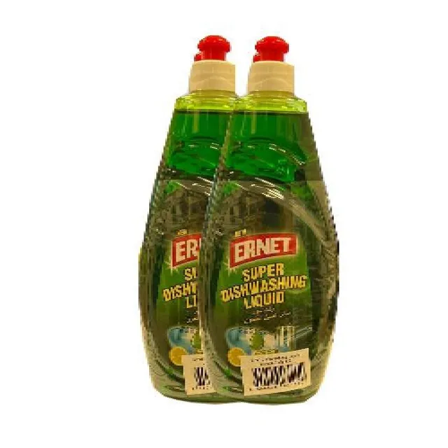Ernet Dishwashing Liquid, Lemon, 2 X 750 g