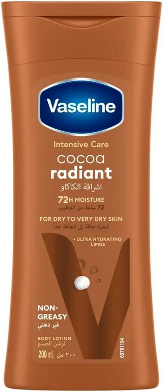 Vaseline Intensive Care Cocoa Radiant Body Lotion, 200ml