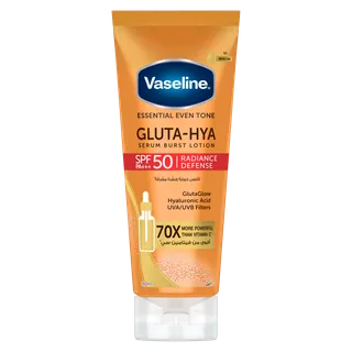 Vaseline Gluta-Hya Radiance Defence SPF 50 PA+++ Serum Burst Lotion, 180ml