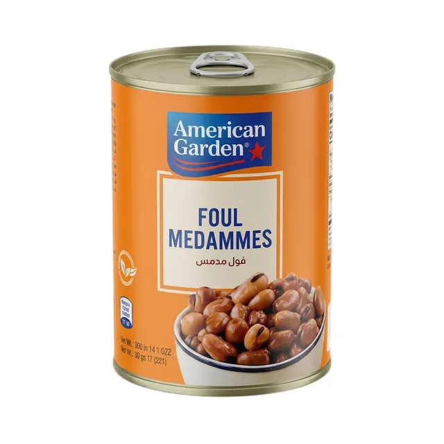 أمريكان جاردن فول مدمس (أغطية سهلة الفتح), 400g