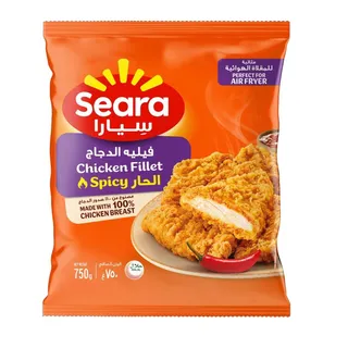 Seara Frozen Spicy Chicken Fillet, 750g
