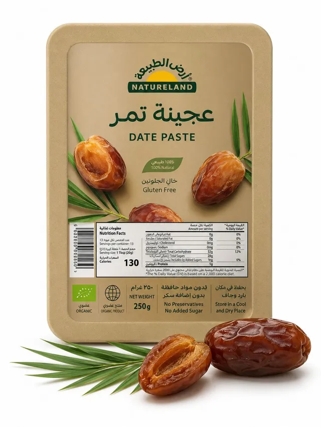 Natureland Date Paste, 500g
