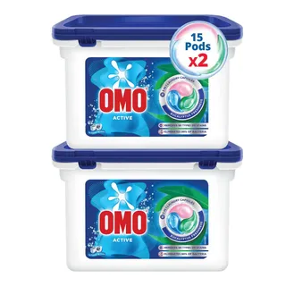 Omo 3 in 1 Laundry Capsules, 2x225g