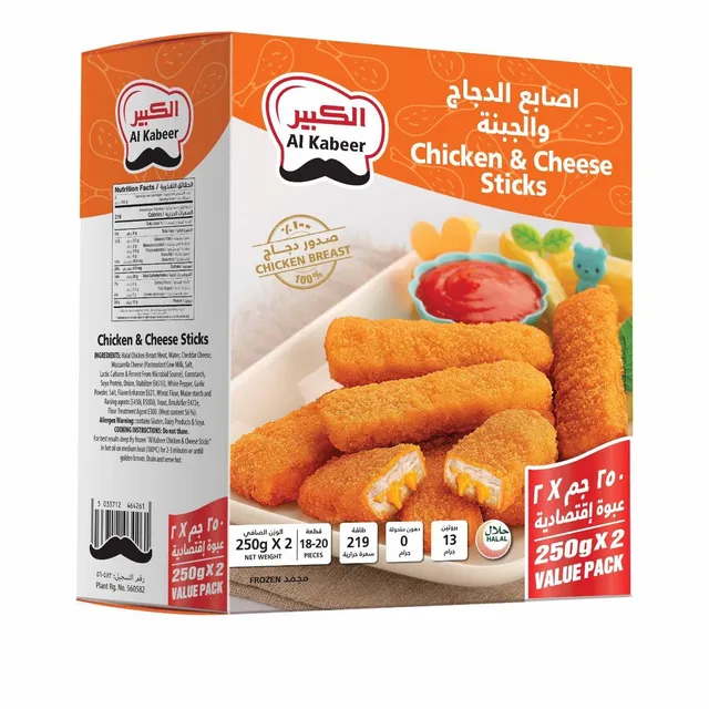 الكبير أصابع دجاج وجبن, 250g