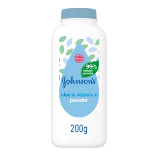 Johnson's Baby Aloe & Vitamin E Powder, 200g