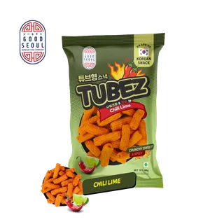 Good Seoul Tubez Chili Lime Flavour Korean Snack 85g