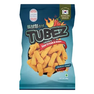 Good Seoul Tubez Sour Cream & Onion Snack, 85g