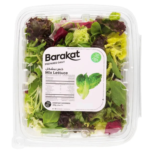 Barakat Fresh Mixed Lettuce, 250g