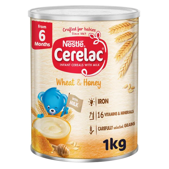 Cerelac Wheat & Honey Infant Cereal, 1kg