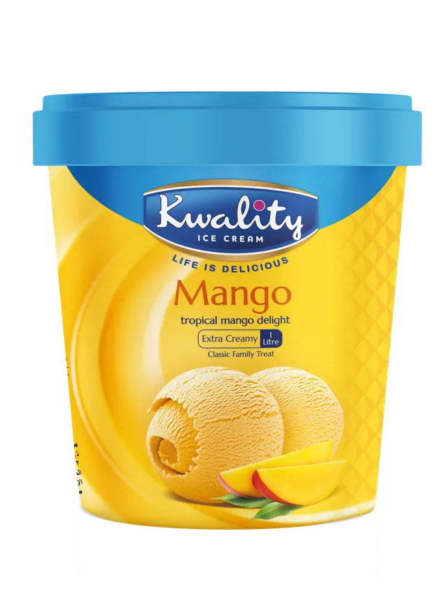 Kwality Mango Ice Cream, 1L