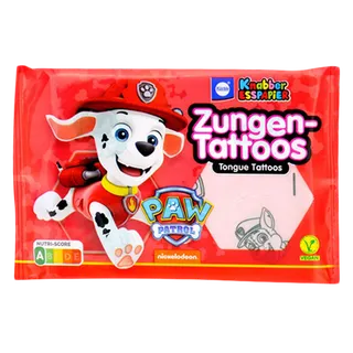 Kuchle Knabber Esspapier Zugen Candy Tattoos Paw Patrol Edition, 11g