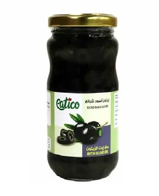 Eatico Sliced Black Olives in Olive Oil, 940g