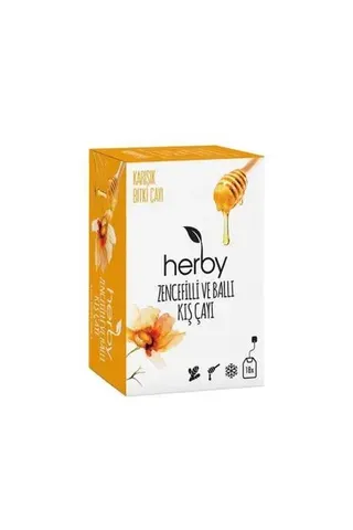 Herby Ginger and Honey Herbal Tea, 12x30g