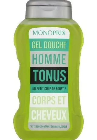 Monoprix Body & Hair Tone Shower Gel For Men 250Ml