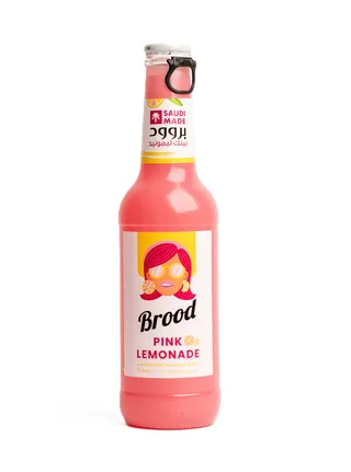 Brood Pink Lemonade Carbonated Drink, 275ml