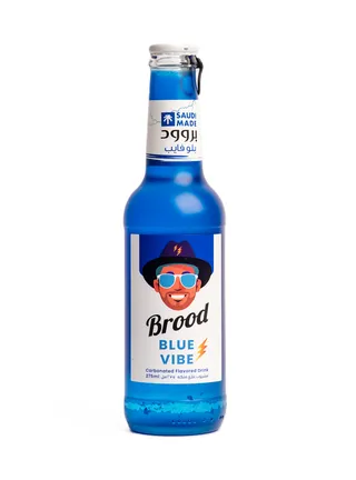 Brood Blue Carbonated Drink, 275ml