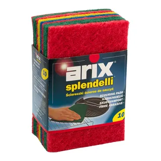 Arix Splendelli Scouring Pads, 10 Per Pack