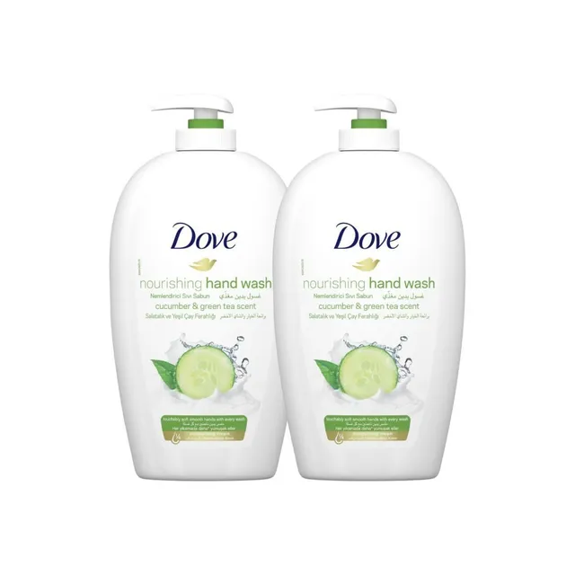 Dove Cucumber & Green Tea Hand Wash, 2x500ml