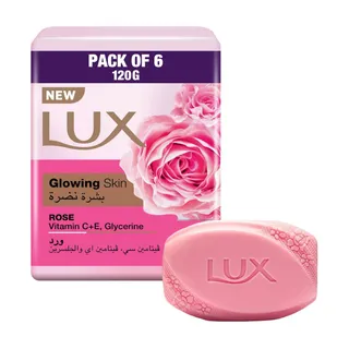 Lux Bar Soap Rose, 6x120g