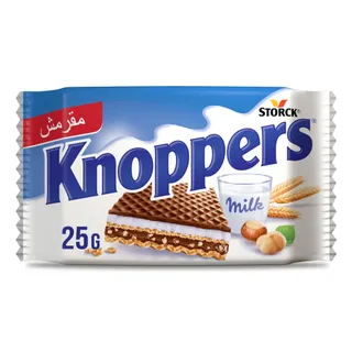 كنوبرز ويفر مقرمش بالحليب و البندق