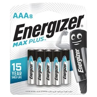 Energizer Max Plus AAA8 Alkaline Batteries, 8 Pieces