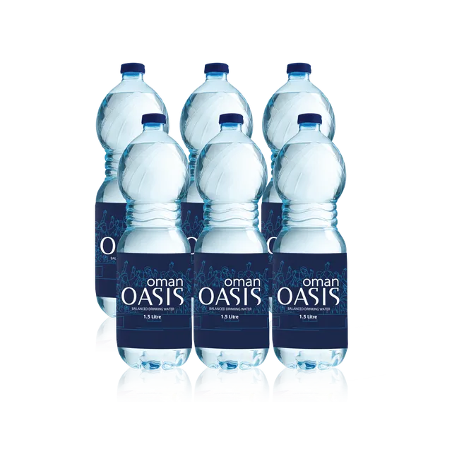 عمان أواسيس ماء شرب، 6x1.5L