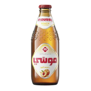 Moussy Non-Alcoholic Peach Flavor Malt Beverage, 330ml