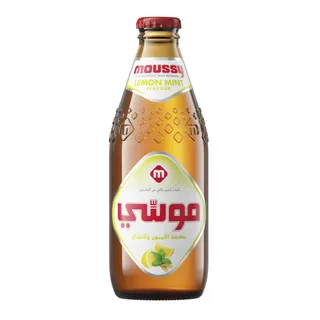 Moussy Non-Alcoholic Lemon Mint Flavor Malt Beverage, 330ml