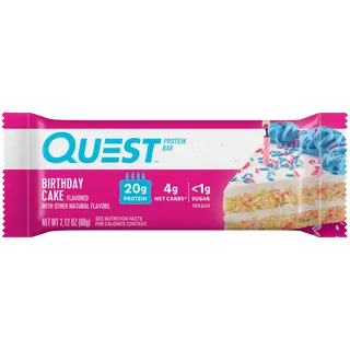 Quest Birthday Cake Flavored Protein Bar, 60g